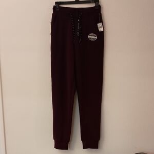 Men's Edgar+Ash Burgundy Jogger Pants